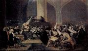 Francisco de Goya Tribunal der Inquisition oil